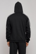 Оптом Спортивный костюм мужской трикотажный демисезонный черного цвета 120007Ch, фото 28