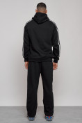 Оптом Спортивный костюм мужской трикотажный демисезонный черного цвета 120007Ch в Казани, фото 4