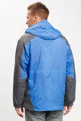 Оптом Куртка демисезонная 3 в 1 синего цвета 12005S в Казани, фото 8
