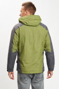 Оптом Куртка демисезонная 3 в 1 зеленого цвета 12005Z, фото 12