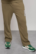 Оптом Спортивный костюм мужской трикотажный демисезонный цвета хаки 12006Kh, фото 9