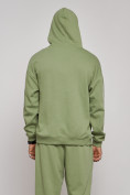 Оптом Спортивный костюм мужской трикотажный демисезонный зеленого цвета 12008Z в Сочи, фото 10