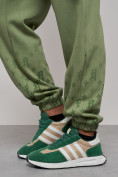 Оптом Спортивный костюм мужской трикотажный демисезонный зеленого цвета 12010Z в Самаре, фото 11