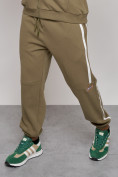 Оптом Спортивный костюм мужской трикотажный демисезонный цвета хаки 12011Kh, фото 10