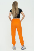 Оптом Штаны джоггеры женские оранжевого цвета 1302O в Перми, фото 6