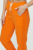 Оптом Штаны джоггеры женские оранжевого цвета 1302O в Перми, фото 15