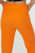 Оптом Штаны джоггеры женские оранжевого цвета 1302O в Перми, фото 16