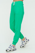 Оптом Штаны джоггеры женские зеленого цвета 1302Z, фото 9