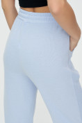 Оптом Спортивные брюки женские голубого цвета 1306Gl в Перми, фото 14