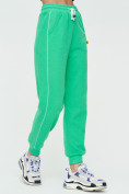 Оптом Спортивные брюки женские зеленого цвета 1306Z, фото 9
