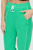 Оптом Спортивные брюки женские зеленого цвета 1306Z в Екатеринбурге, фото 15