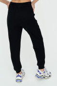 Оптом Спортивные брюки женские черного цвета 1306Ch в  Красноярске, фото 13