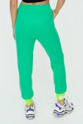 Оптом Спортивные брюки женские зеленого цвета 1307Z, фото 14
