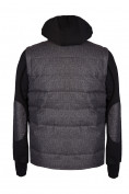 Оптом Куртка и безрукавка Valianly темно-серого цвета 93334TC в Казани, фото 16