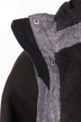Оптом Куртка и безрукавка Valianly темно-серого цвета 93334TC, фото 17