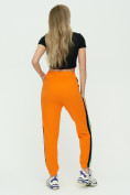 Оптом Штаны джоггеры женские оранжевого цвета 1309O, фото 6