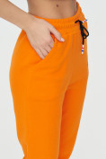 Оптом Штаны джоггеры женские оранжевого цвета 1312O, фото 15