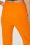 Оптом Штаны джоггеры женские оранжевого цвета 1312O в Перми, фото 16