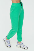 Оптом Штаны джоггеры женские зеленого цвета 1312Z, фото 6