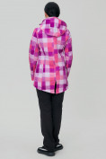 Оптом Костюм женский softshell розового цвета 01923R в Сочи, фото 4
