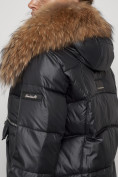 Оптом Куртка зимняя женская модная с мехом черного цвета 132298Ch в Казани, фото 12