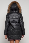 Оптом Куртка зимняя женская модная с мехом черного цвета 132298Ch в Екатеринбурге, фото 21