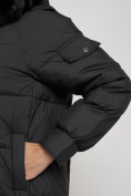 Оптом Куртка зимняя женская модная с мехом черного цвета 13301Ch в Екатеринбурге, фото 12