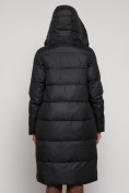 Оптом Пальто утепленное с капюшоном зимнее женское черного цвета 133127Ch в Екатеринбурге, фото 25