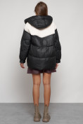 Оптом Куртка зимняя женская модная из овчины черного цвета 13335Ch в Казани, фото 23