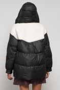 Оптом Куртка зимняя женская модная из овчины черного цвета 13335Ch в Казани, фото 27