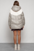 Оптом Куртка зимняя женская модная из овчины светло-коричневого цвета 13335SK в Казани, фото 23