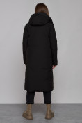 Оптом Пальто утепленное двухстороннее женское черного цвета 13343Ch в  Красноярске, фото 22