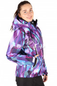 Оптом Куртка горнолыжная женская фиолетового цвета 1405F, фото 3