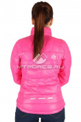 Оптом Куртка спортивная женская розового цвета 1609R, фото 3