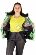 Оптом Куртка горнолыжная женская салатового цвета 1431Sl, фото 4