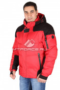 Оптом Куртка спортивная зимняя мужская красного цвета 1484Kr