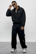 Оптом Спортивный костюм мужской оригинал черного цвета 15005Ch в Алма-Ате, фото 10
