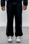 Оптом Спортивный костюм мужской оригинал черного цвета 15005Ch в  Красноярске, фото 17