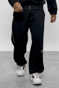 Оптом Спортивный костюм мужской оригинал черного цвета 15005Ch в Саратове, фото 18