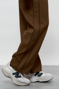 Оптом Спортивный костюм мужской оригинал коричневого цвета 15005K в Волгоградке, фото 16