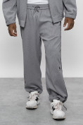 Оптом Спортивный костюм мужской оригинал серого цвета 15005Sr в Астане, фото 8
