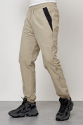 Оптом Спортивный костюм мужской модный бежевого цвета 15006B в Перми, фото 6