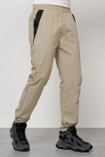 Оптом Спортивный костюм мужской модный бежевого цвета 15006B в Уфе, фото 7