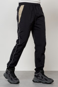 Оптом Спортивный костюм мужской модный черного цвета 15006Ch, фото 7
