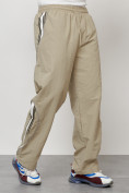 Оптом Спортивный костюм мужской модный бежевого цвета 15007B в Волгоградке, фото 7