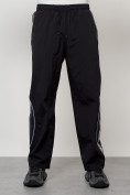 Оптом Спортивный костюм мужской модный черного цвета 15007Ch в Волгоградке, фото 5