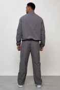 Оптом Спортивный костюм мужской модный серого цвета 15007Sr в Казани, фото 4