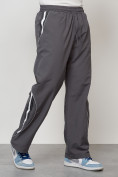 Оптом Спортивный костюм мужской модный серого цвета 15007Sr, фото 7