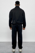 Оптом Спортивный костюм мужской оригинал черного цвета 15011Ch в Оренбурге, фото 4