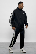 Оптом Спортивный костюм мужской оригинал черного цвета 15012Ch в Оренбурге, фото 18
